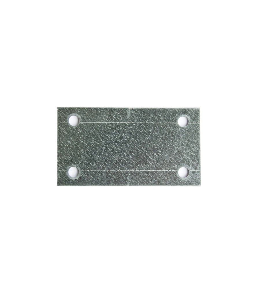 PIASTRINA DRITTA 50 X 90 SPESSORE 1,5 MM. - 4 PZ.