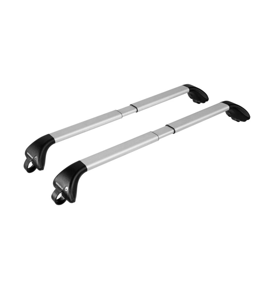 COPPIA BARRE PORTATUTTO SNAP-FIT ALU TELESCOPICHE IN ALLUMINIO - MIS. 1 - 80÷111 CM  N15011