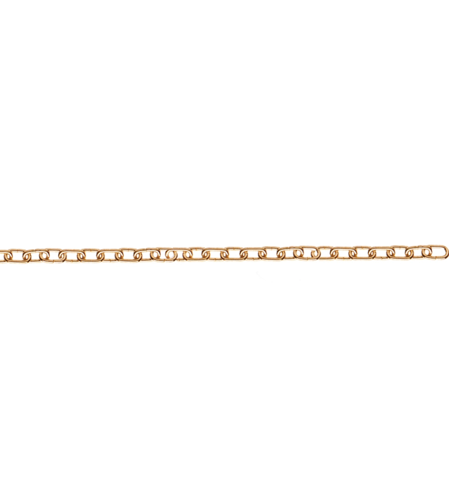 CATENA FORZATINA PRETAGLIATA Ø 1,6 MM. IN ACCIAIO NICHELATO 2,5 MT.