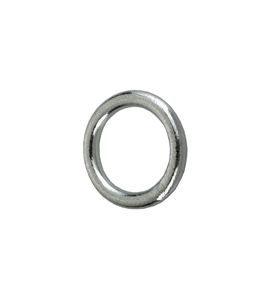ANELLO TONDO SALDATO Ø 3 X 20 MM. IN ACCIAIO ZINCATO - 12 PZ.