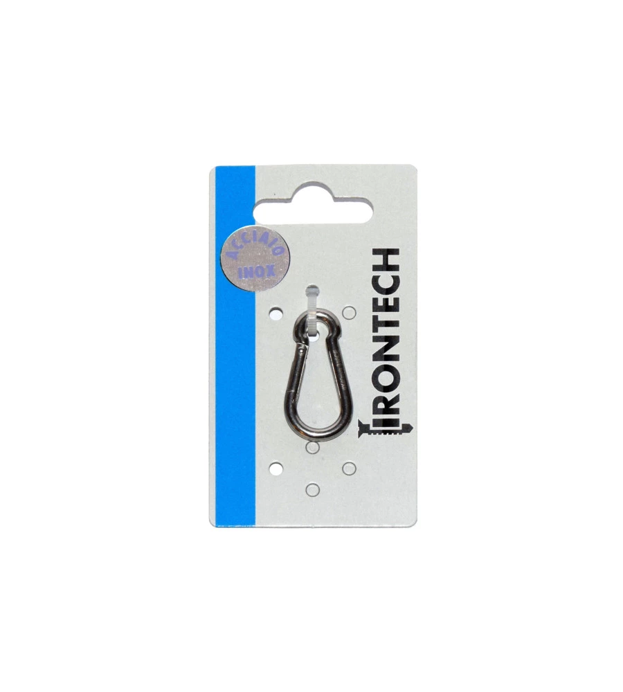 MOSCHETTONE POMPIERE Ø 4 X 40 MM. IN ACCIAIO INOX A4 - AISI 316