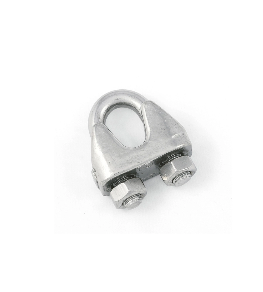MORSETTO PER FUNI Ø 3 MM. IN ACCIAIO INOX A4 - AISI 316 - 2 PZ.