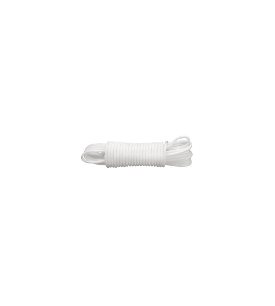 CAVO IN PLASTICA BIANCA Ø 5 MM. PER STENDIBIANCHERIA 10 MT.