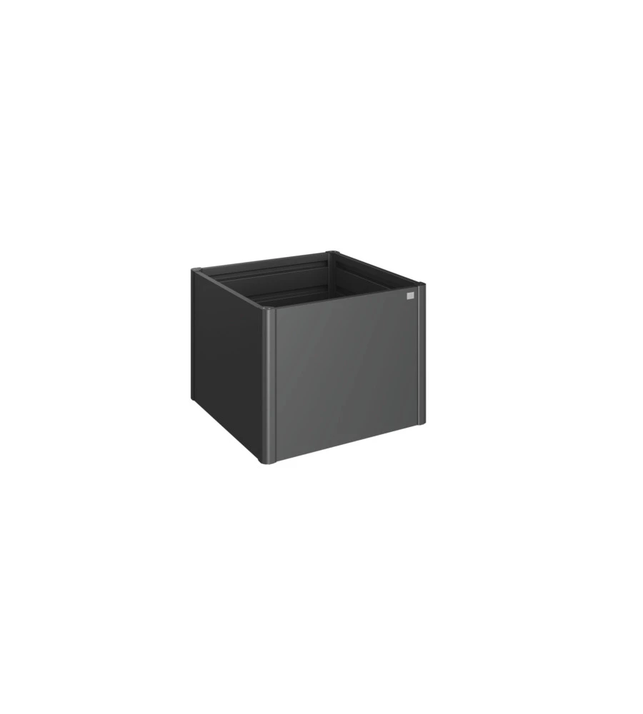 AIUOLA RIALZATA 1X1 GRIGIO SCURO METALLIZZATO - BIOHORT. 65005