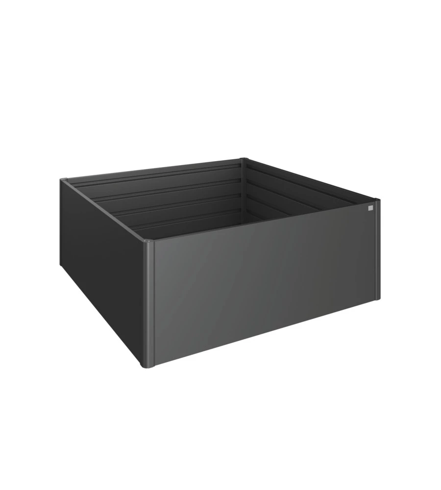 AIUOLA RIALZATA 2X2 GRIGIO SCURO METALLIZZATO - BIOHORT. 65035