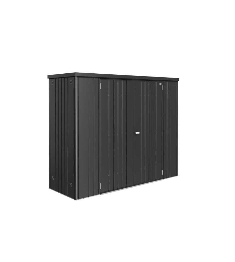 ARMADIO PER ATTREZZI BIOHORT "MISURA 230" IN ACCIAIO ZINCATO GRIGIO SCURO METALLIZZATO, 277X83X182,5 CM - 31080