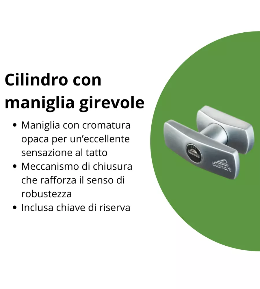 BAULE POSTALE PER PACCHI IMPERMEABILE BIOHORT "PAKET-BOX 100" IN ACCIAIO ZINCATO GRIGIO QUARZO METALLIZZATO 195 LT 101X46X61 CM - COD. 68910