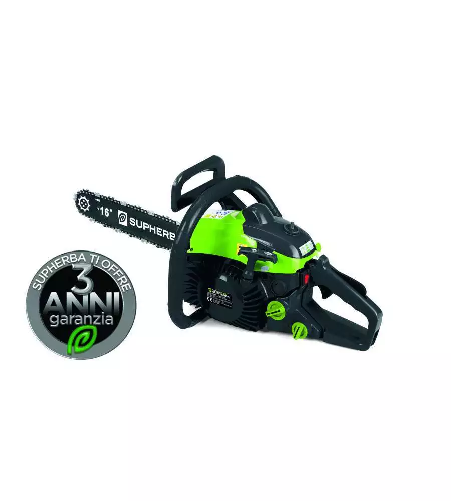 MOTOSEGA A SCOPPIO SUPHERBA "SH400" BARRA 40 CM 2T 37 CC