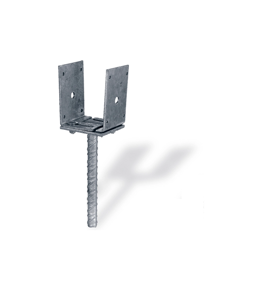 SUPPORTO PER PALI REGOLABILE 65 - 150 MM.