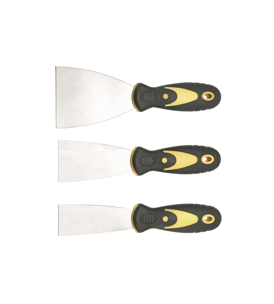 SET SPATOLE IN ACCIAIO INOX 3 PZ.
