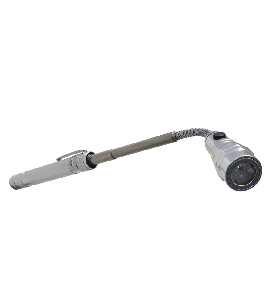 BACCHETTA SNODATA A LED TASCABILE, MAGNETICA, TELESCOPICA