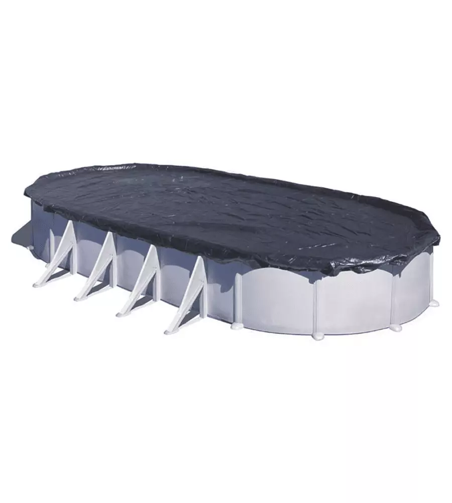 COPERTURA INVERNALE PER PISCINA OVALE GRE 610X375 CM O A FORMA DI OTTO 500X340 CM - CIPROV611