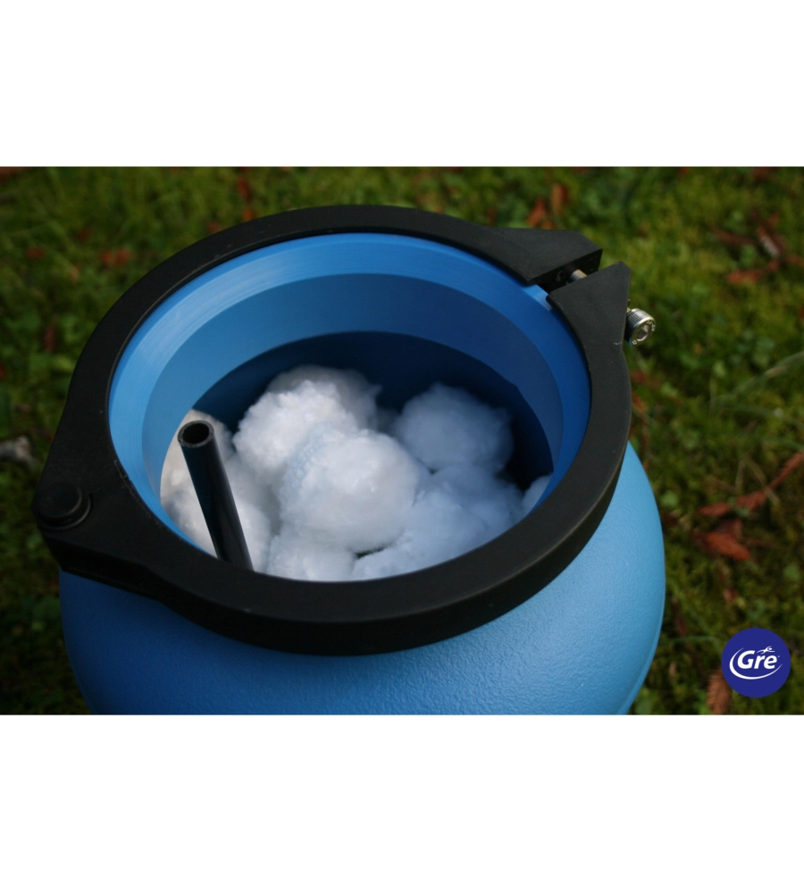 DEPURATORE A CARTUCCIA GRE "AQUALOON" PER PISCINE CON VASCA 200 MM 4 M³/H