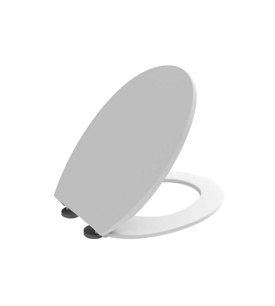 SEDILE WC "SLOW-CLOSE" BIANCO 37X45,6 CM