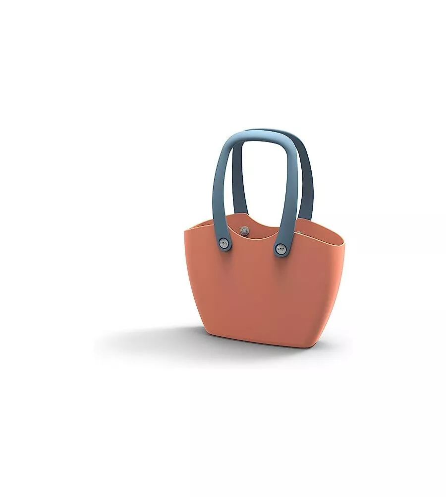 BORSA IN PLASTICA MORBIDA COLOR SALMONE - G.F.