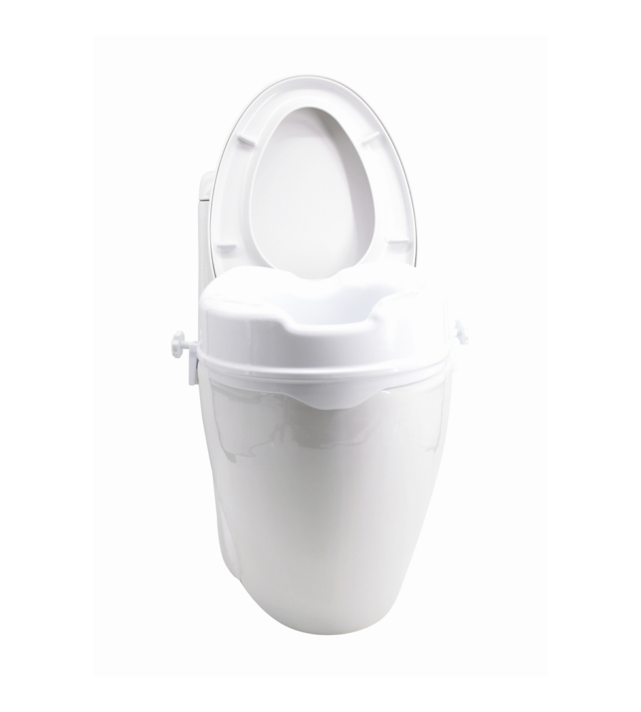 RIALZO PER SEDUTE WC "SAFE MEDIUM" IN RESINE TERMOPLASTICHE, PORTATA MASSIMA 150 KG