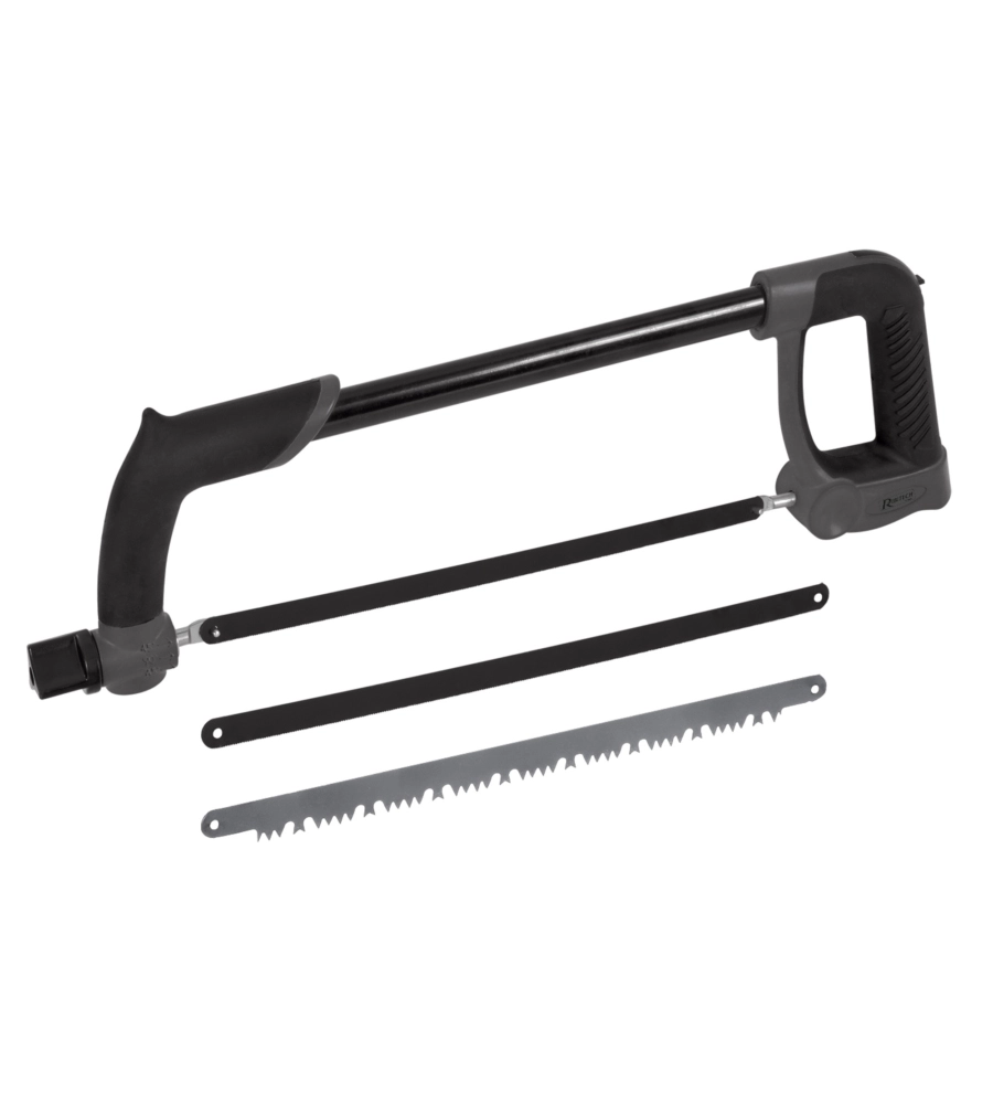 SEGHETTO ORIENTABILE PER METALLO E LEGNO DA 30 CM CON 3 LAME.
