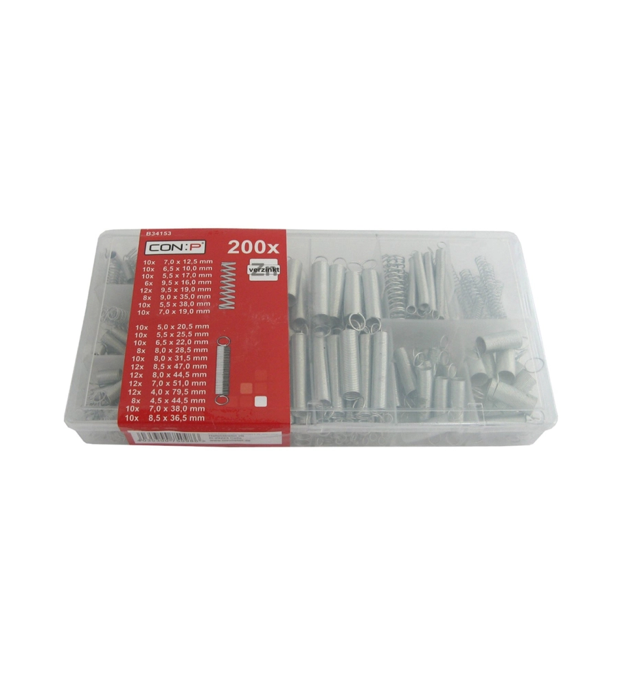 ASSORTIMENTO MOLLE ZINCATE 200 PZ.
