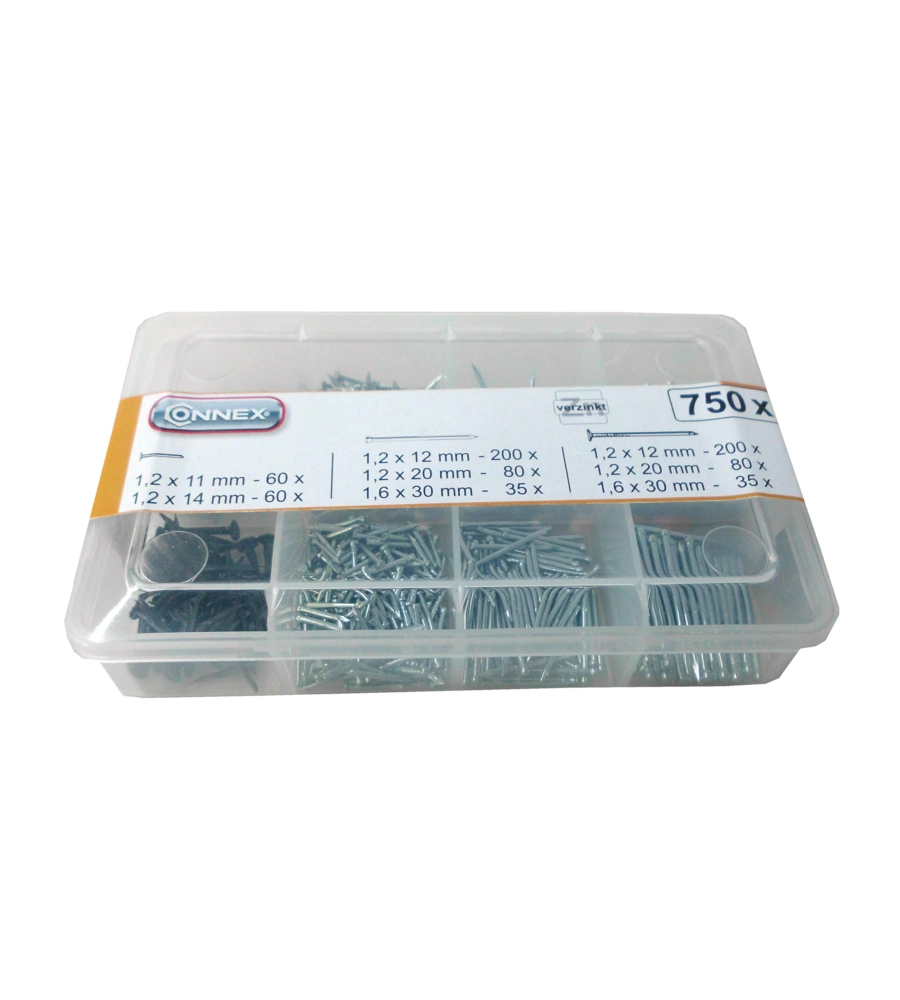 ASSORTIMENTO CHIODI 750 PZ.