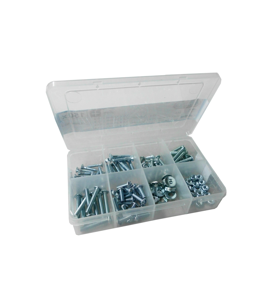 ASSORTIMENTO VITI/DADI/RONDELLE 150 PZ.