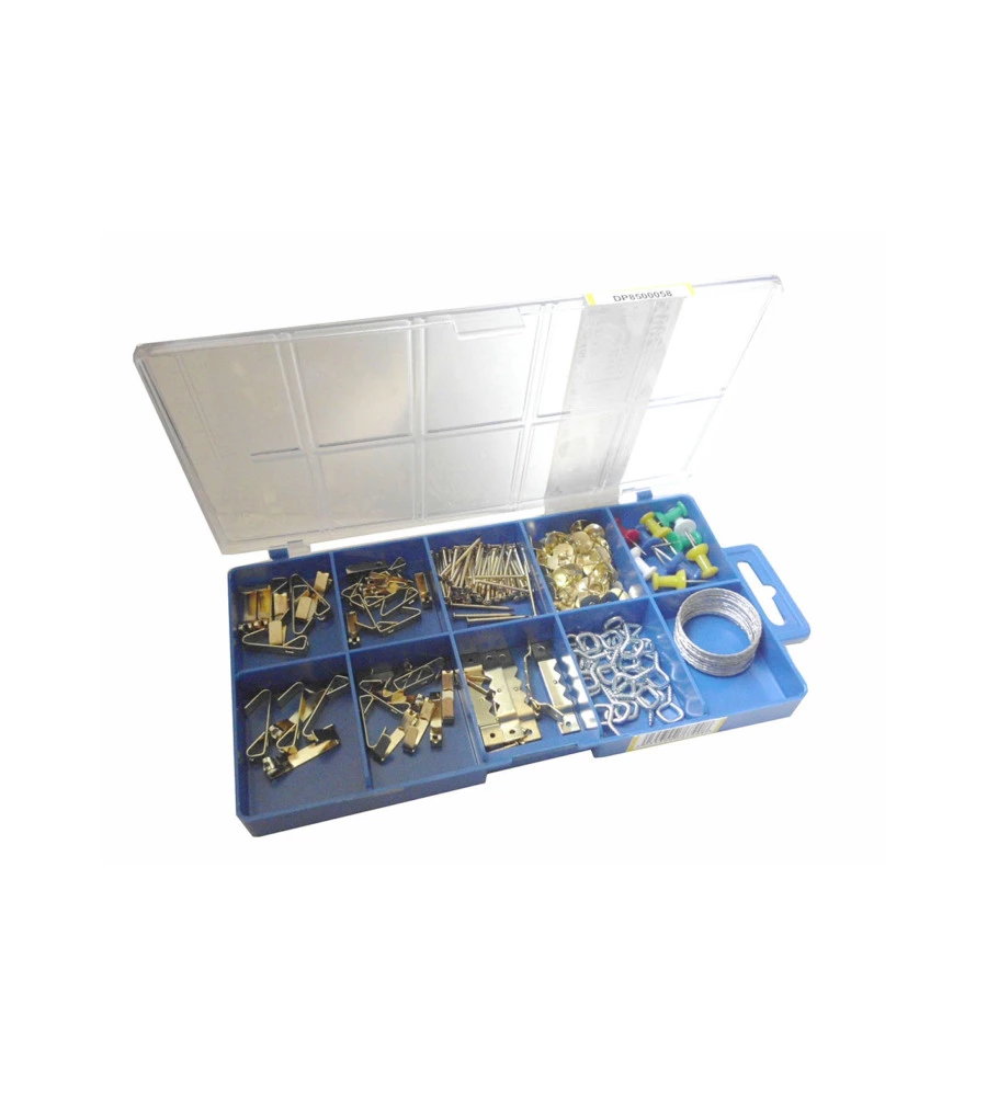 ASSORTIMENTO GANCI PER QUADRI 200 PZ.