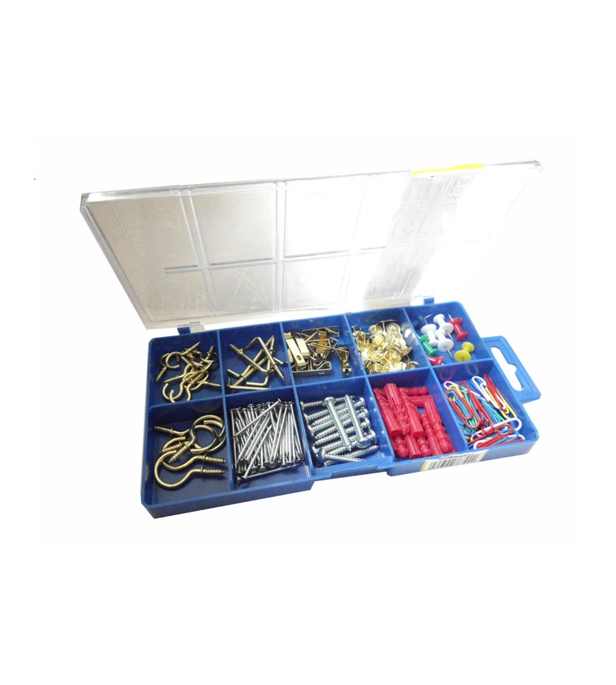 ASSORTIMENTO GANCI E TASSELLI 195 PZ.