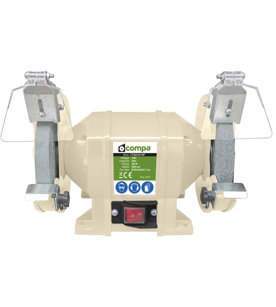 MOLA SMERIGLIATRICE DA BANCO 250 W - COMPA