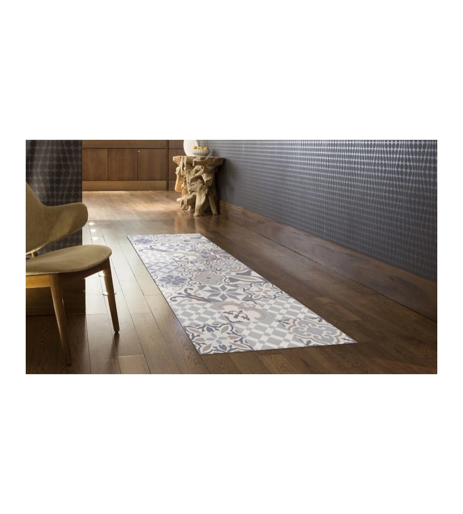 TAPPETO VINILICO STAMPATO "BCN VINTAGE", 50X140 CM