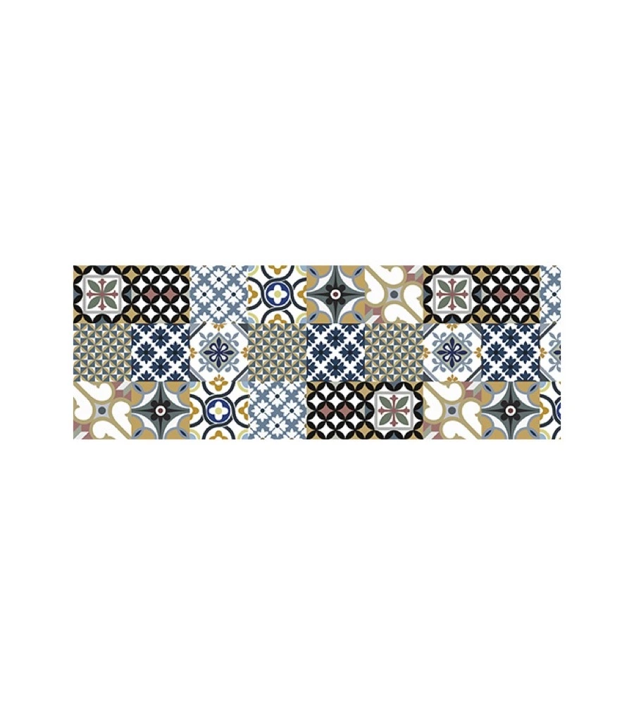 TAPPETO VINILICO STAMPATO "CROMA HIDRAULICO", 50X140 CM
