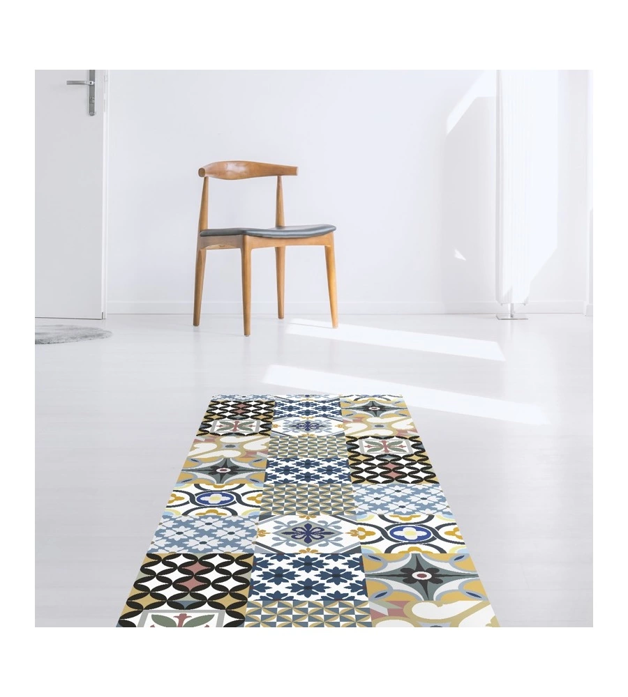 TAPPETO VINILICO STAMPATO "CROMA HIDRAULICO", 50X140 CM