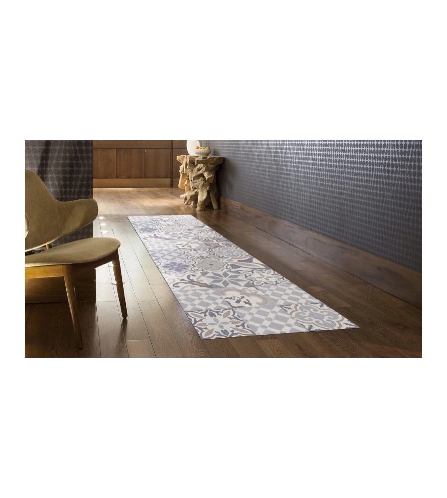TAPPETO VINILICO STAMPATO "BCN VINTAGE", 60X200 CM