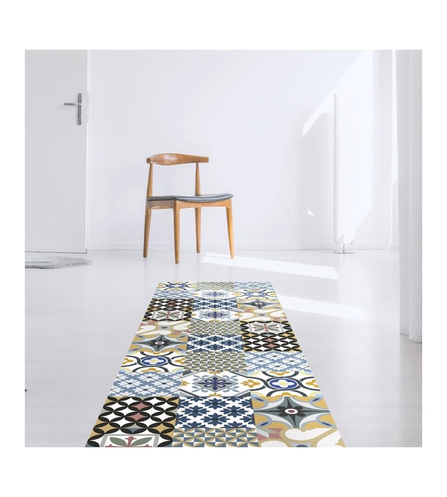 TAPPETO VINILICO STAMPATO "CROMA HIDRAULICO", 60X200 CM