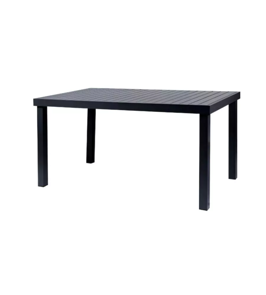 TAVOLO DA ESTERNO EUROGARDEN IN ALLUMINIO ANTRACITE 152x90x75 CM