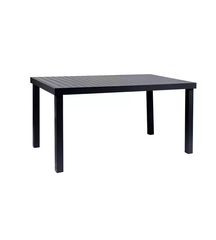 TAVOLO DA ESTERNO EUROGARDEN IN ALLUMINIO ANTRACITE 152x90x75 CM