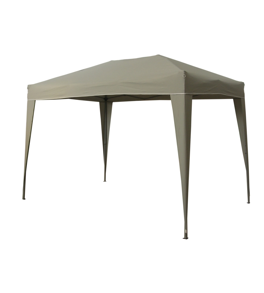 GAZEBO DA ESTERNO PIEGHEVOLE EUROGARDEN IN ACCIAIO TAUPE 2X3 M
