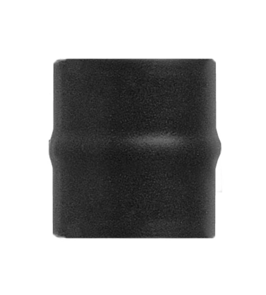 TUBO TRONCHETTO LEGNA NERO SMALTATO, 120 MM