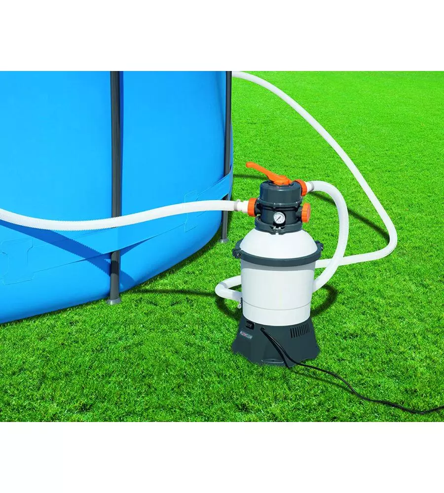 POMPA DI FILTRAGGIO A SABBIA BESTWAY "FLOWCLEAR" PER PISCINE DA  3.028 LITRI/ORA  - COD. 58515