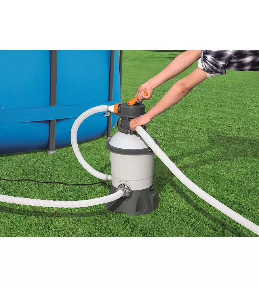 POMPA DI FILTRAGGIO A SABBIA BESTWAY "FLOWCLEAR" PER PISCINE DA  3.028 LITRI/ORA  - COD. 58515