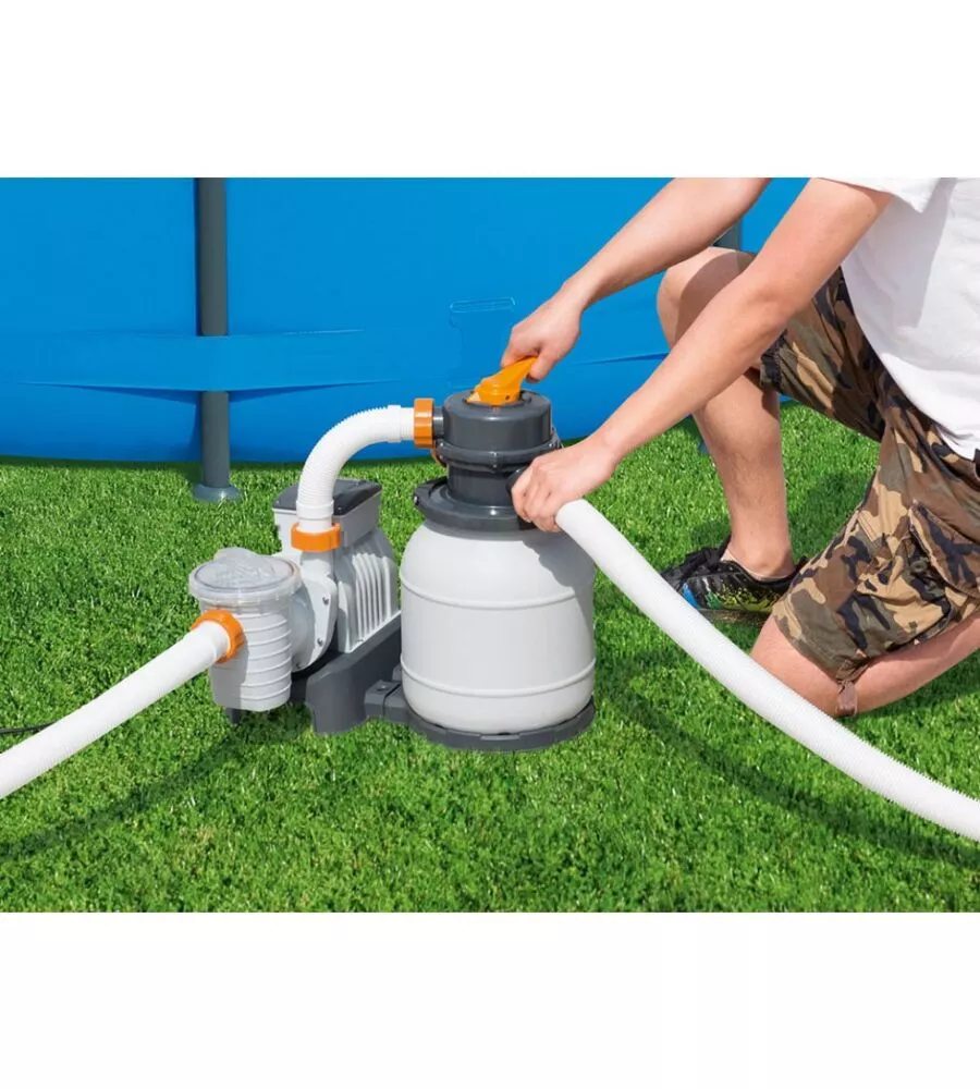 POMPA DI FILTRAGGIO A SABBIA BESTWAY "FLOWCLEAR" PER PISCINE DA 5.678 LITRI/ORA - COD. 58497