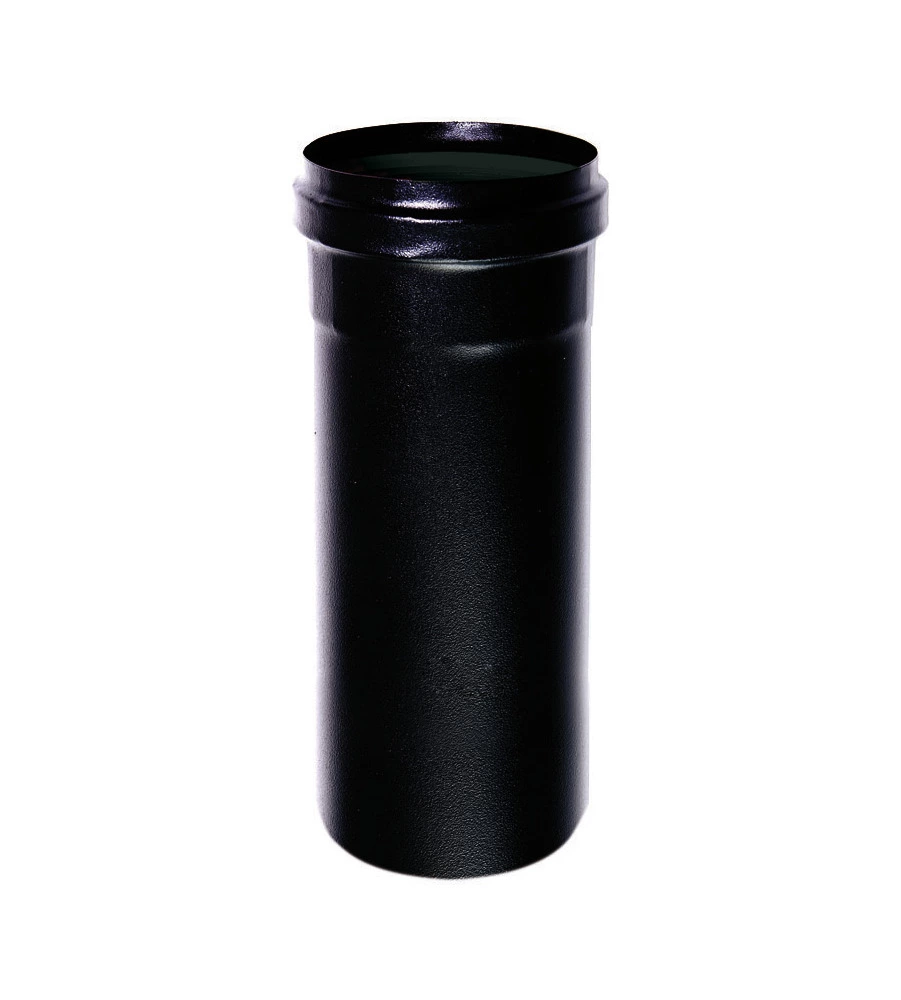 TUBO TELESCOPICO NERO SMALTATO DN 80