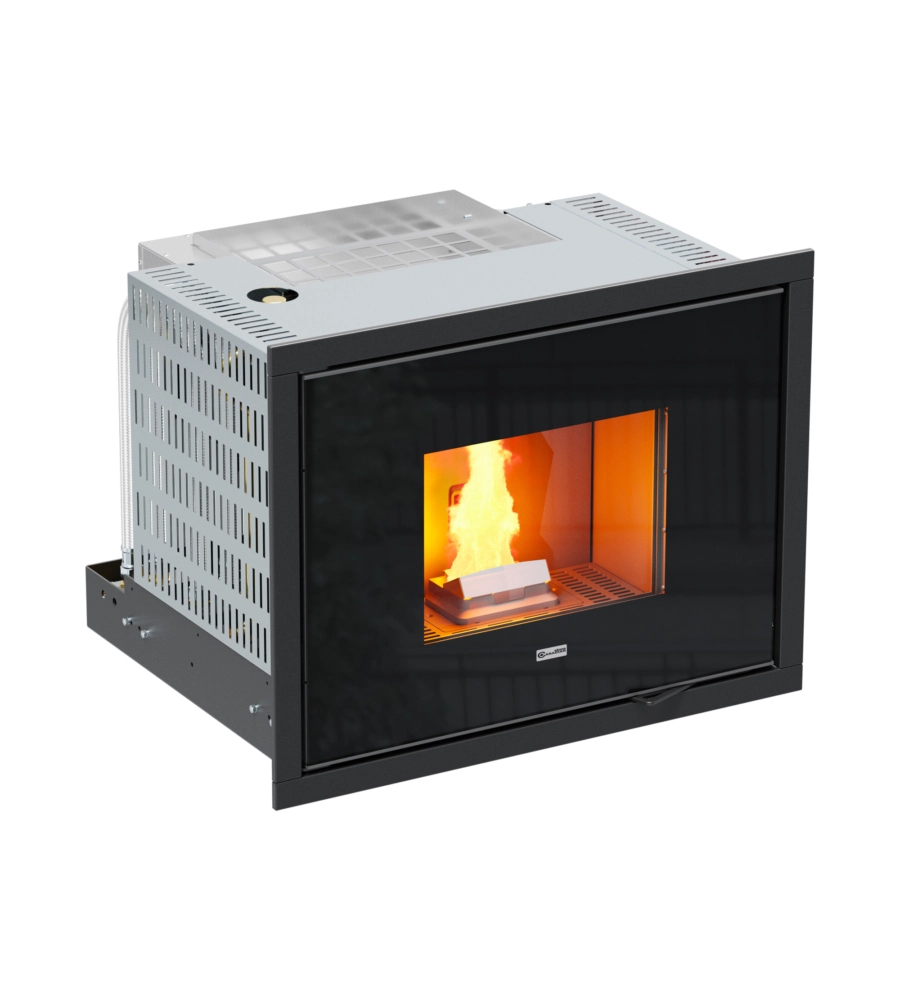TERMOSTUFA A PELLET DA INCASSO CANADIAN STOVE "IDRO17" 16,5 KW