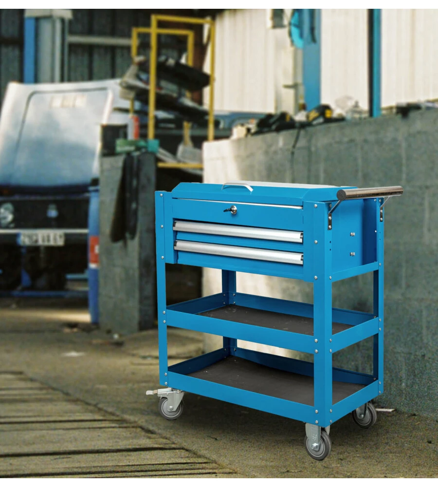 CASSETTIERA PORTA ATTREZZI CON RUOTE EASY SYSTEM, 76X44X76 CM