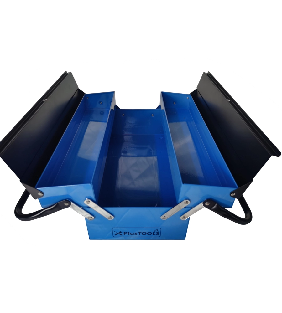 CASSETTA PORTA ATTREZZI 3 SCOMPARTI CON MANIGLIE, 47X22X19,5 CM