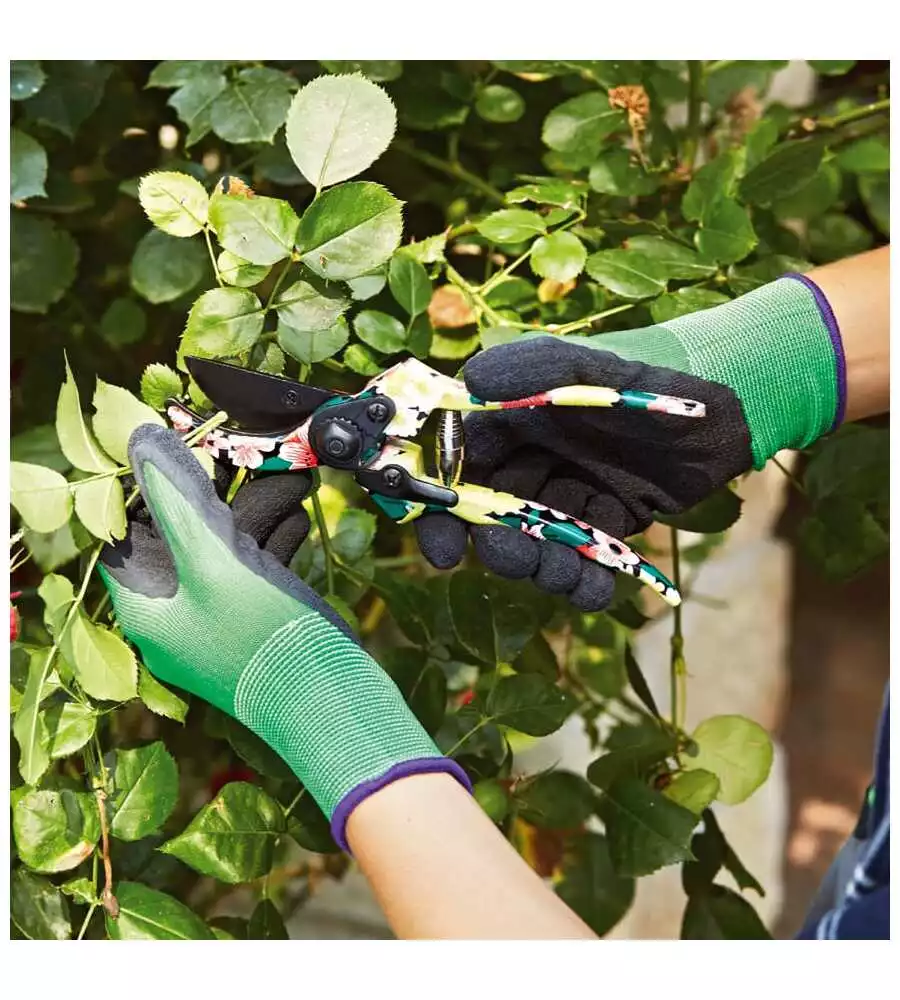 GUANDI DA GIARDINAGGIO IN LATTICE E POLIESTERE MISURA L