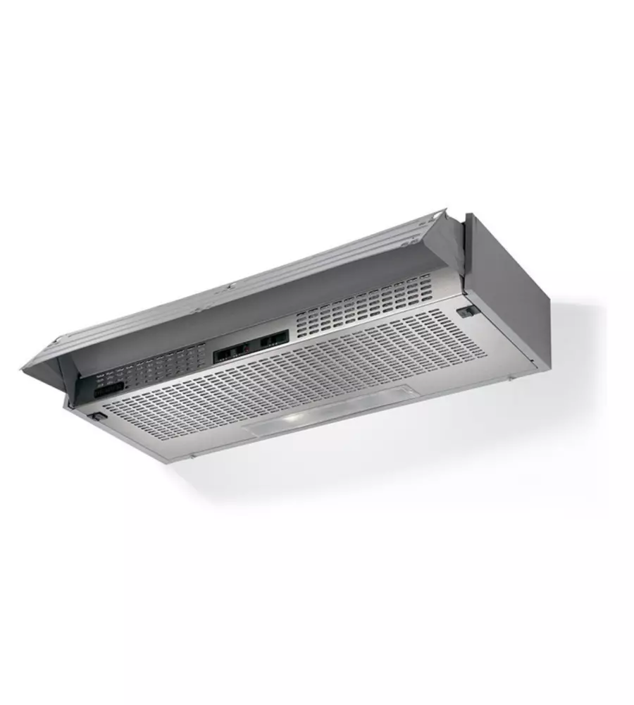 CAPPA ASPIRANTE FABER "152 LG A60" SOTTOPENSILE GRIGIA DA 60 CM 225 M³/H CON 2 FILTRI CARBONE.
