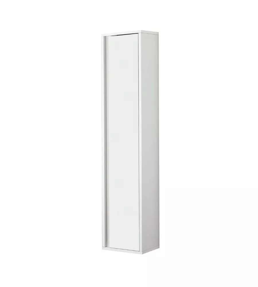 COLONNA PENSILE SOSPESA PER MOBILE "FABULA" BIANCO, 30X150X24 CM