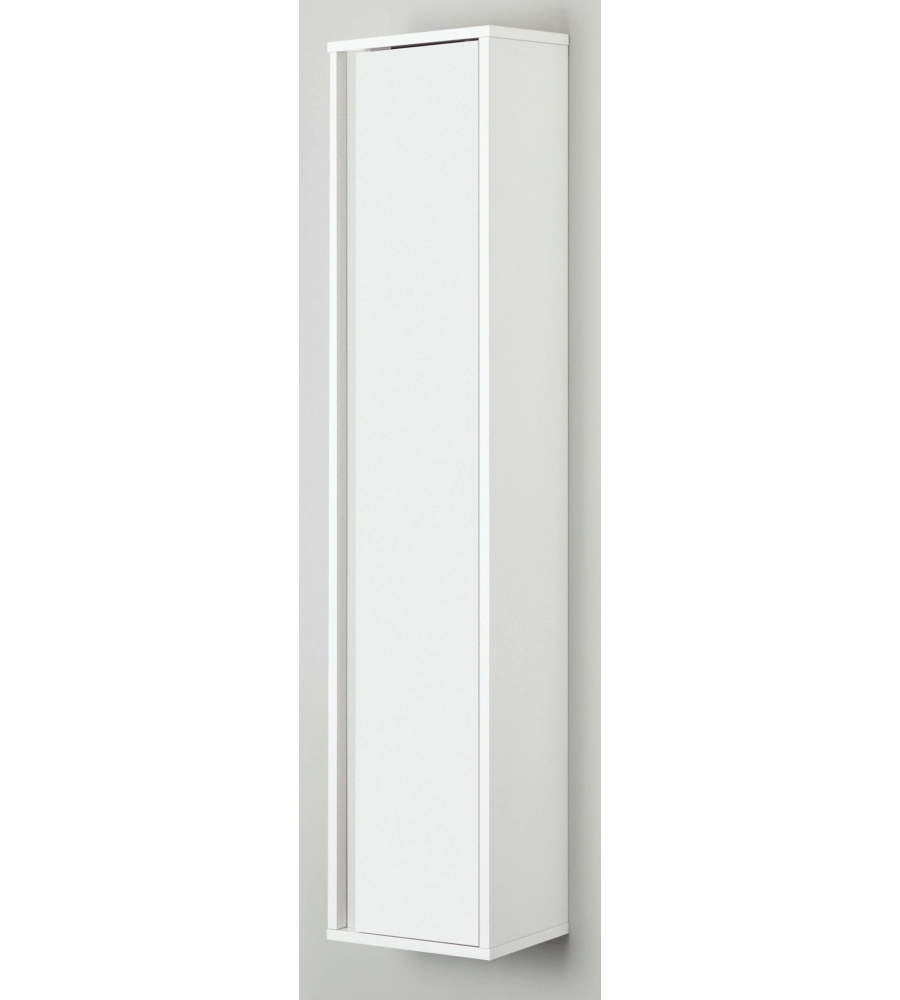 COLONNA PENSILE SOSPESA PER MOBILE "FABULA" BIANCO, 30X150X24 CM