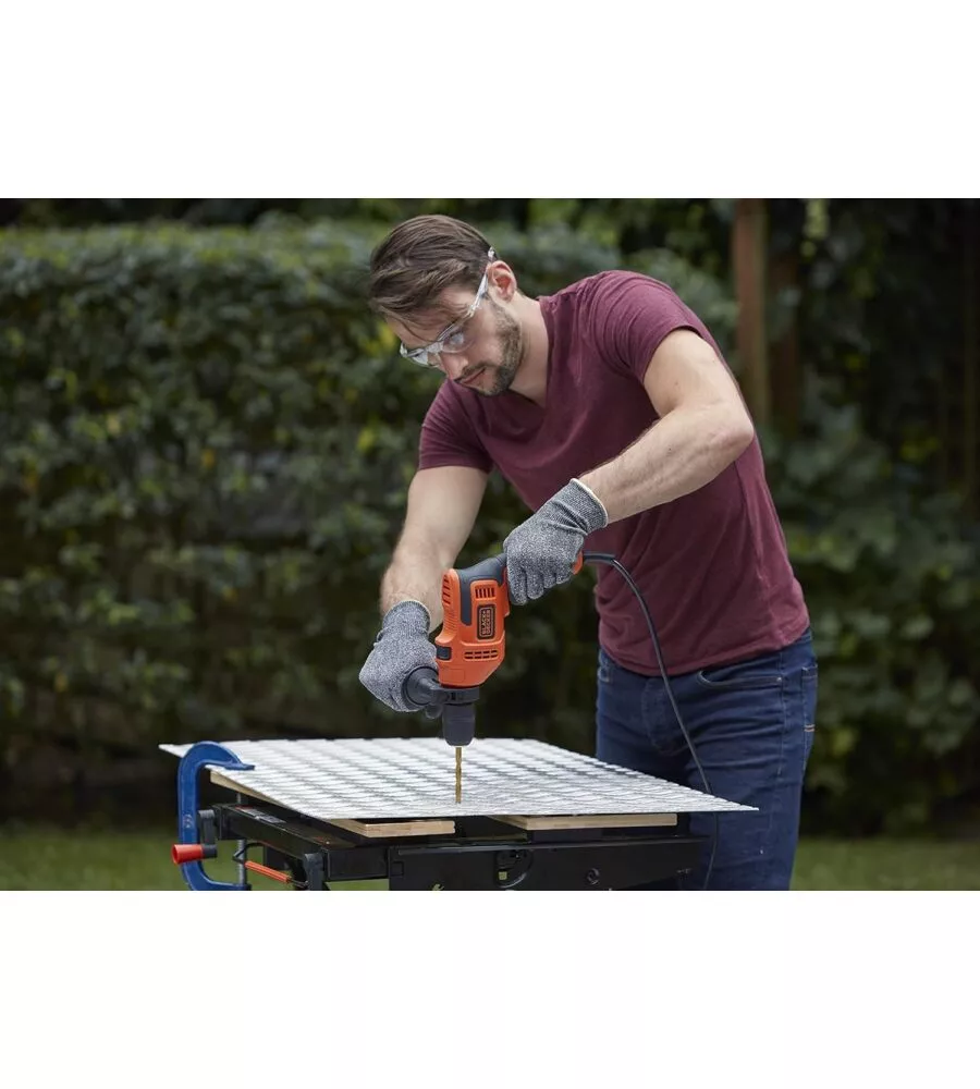 TRAPANO A PERCUSSIONE ELETTRICO BLACK+DECKER "BEH200-QS" 500 W