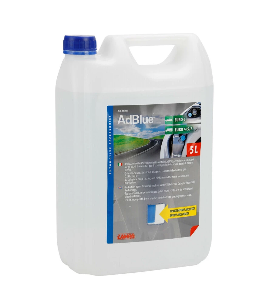 ADDITIVO PER AUTO ADBLUE MOTORE DIESEL EURO 6 CON TRAVASATORE- 38207