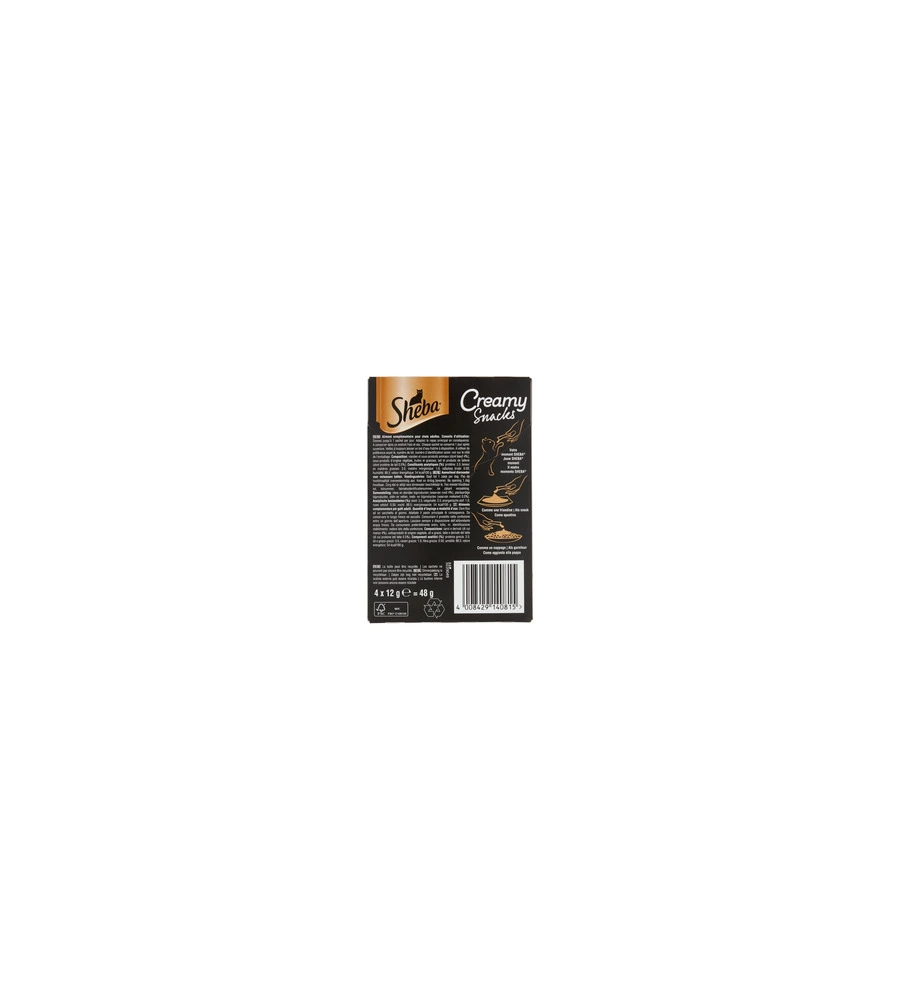 SHEBA - SNACK PER GATTI CREAMY MANZO